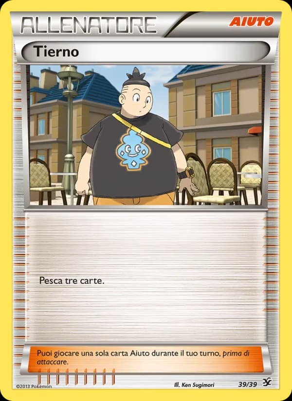 Tierno card in Italian