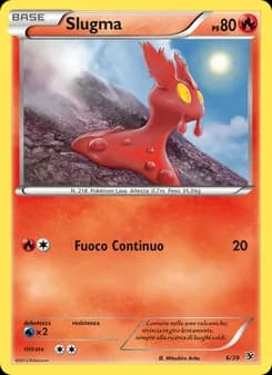 Slugma card in Italian