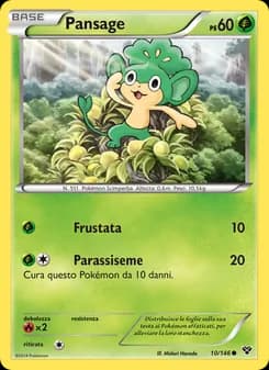 Pansage card in Italian