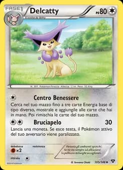 Delcatty card in Italian