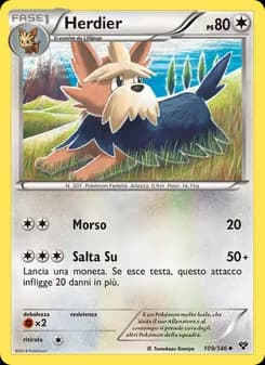 Herdier card in Italian