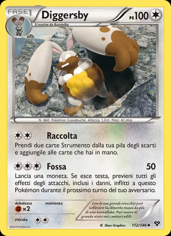 Diggersby card in Italian