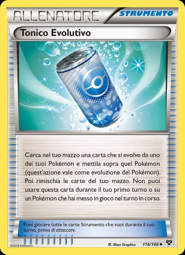 Tonico Evolutivo card in Italian