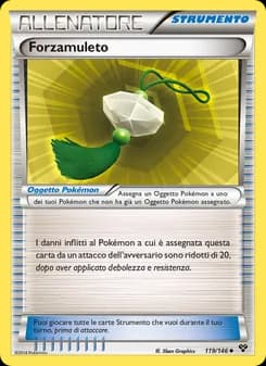 Forzamuleto card in Italian