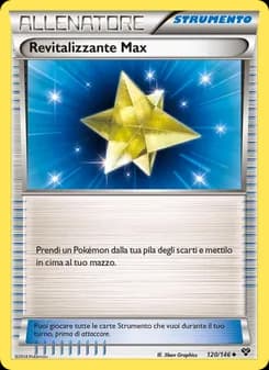 Revitalizzante Max card in Italian