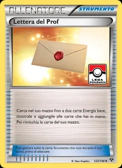 Lettera del Prof card in Italian