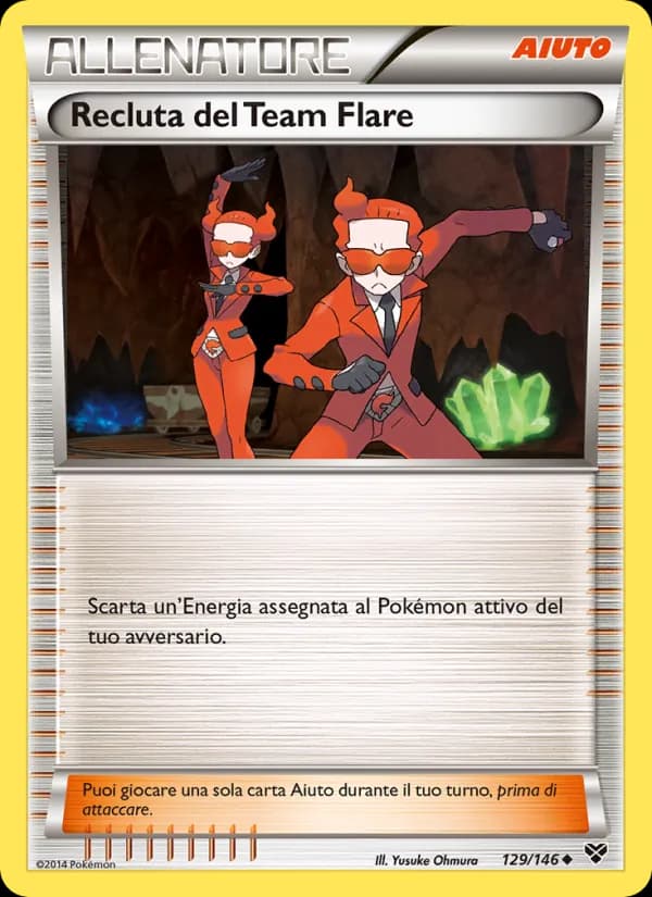 Recluta del Team Flare card in Italian