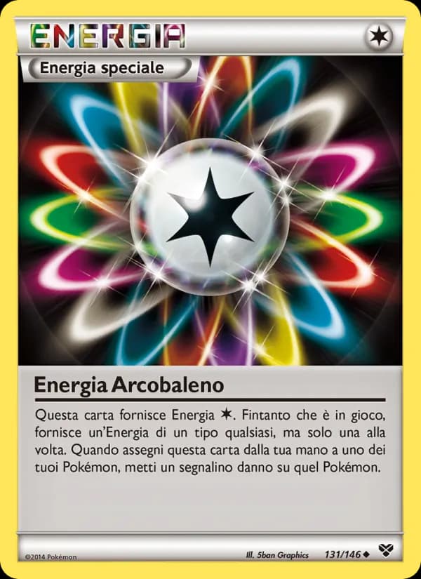 Energia Arcobaleno card in Italian