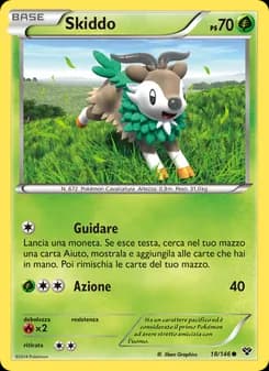 Skiddo card in Italian