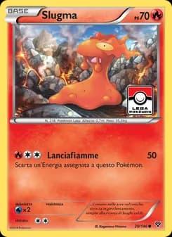 Slugma card in Italian
