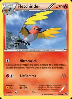 Fletchinder card in Italian
