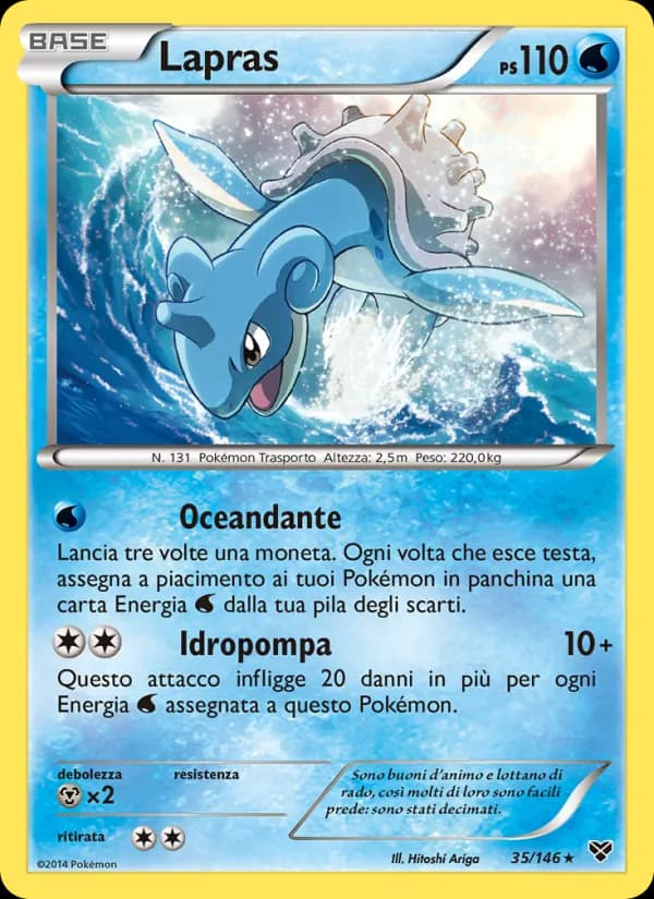 Lapras card in Italian