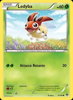 Ledyba card in Italian