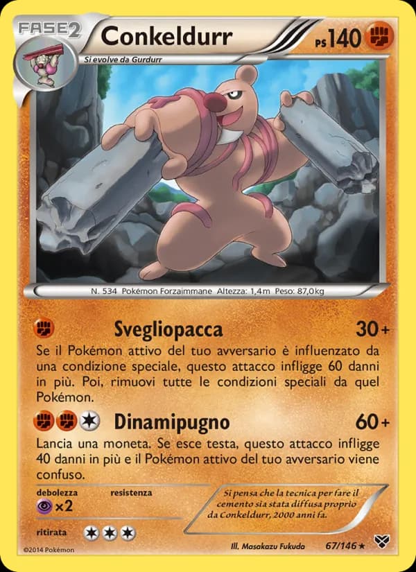 Conkeldurr card in Italian