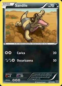 Sandile card in Italian