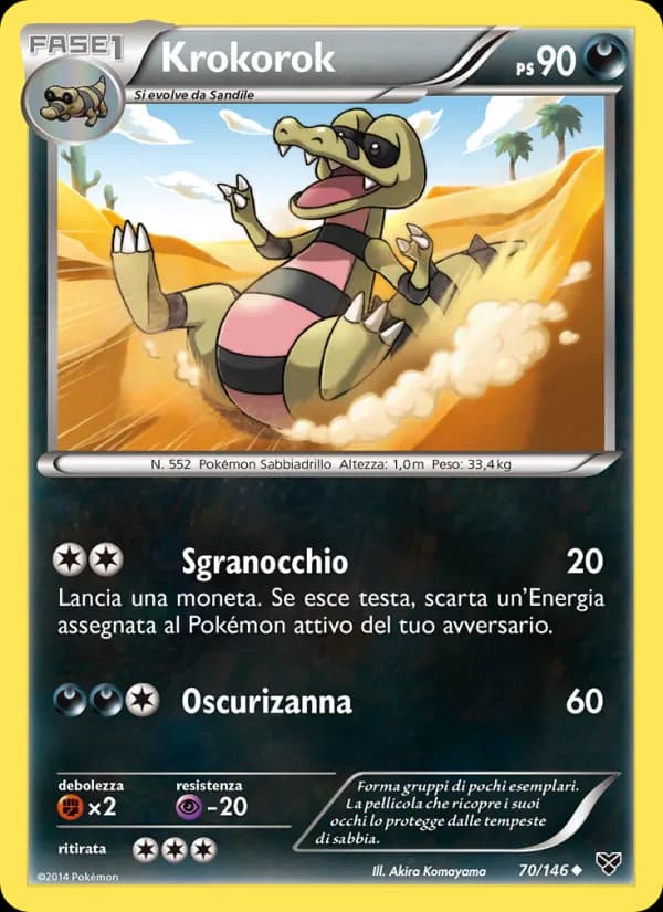 Krokorok card in Italian