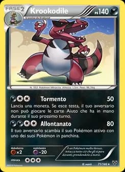 Krookodile card in Italian