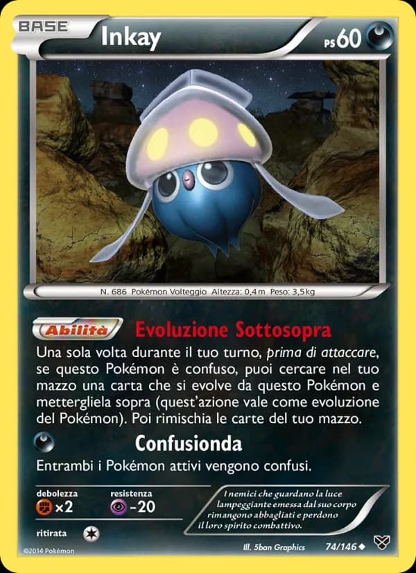 Inkay card in Italian