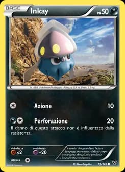 Inkay card in Italian