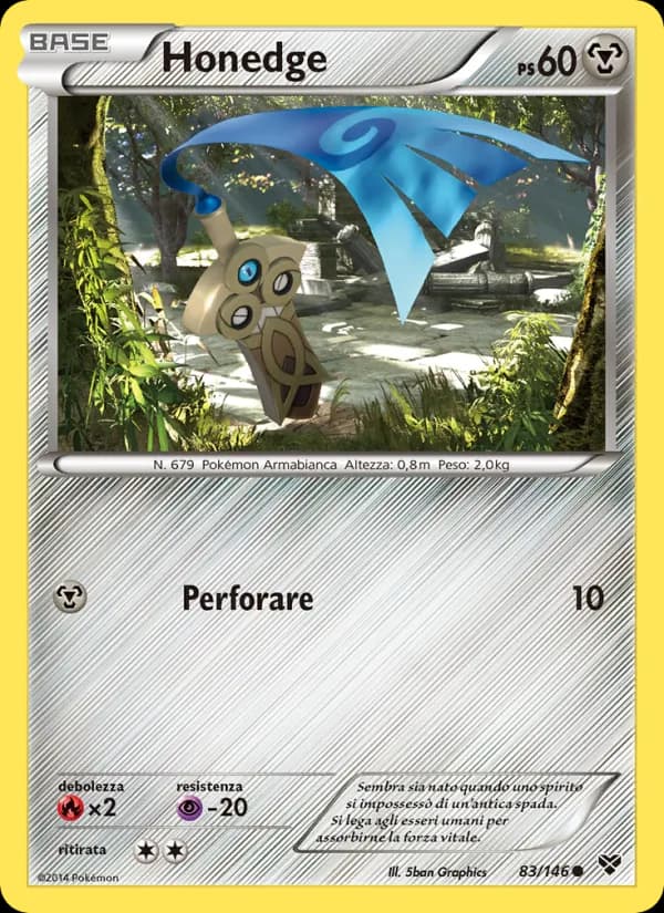 Honedge card in Italian
