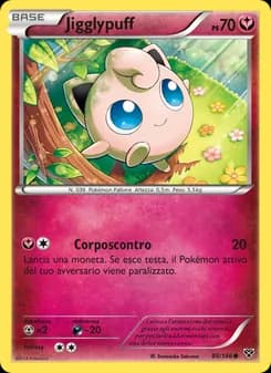 Jigglypuff card in Italian
