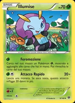 Illumise card in Italian