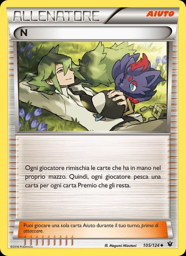 N card in Italian
