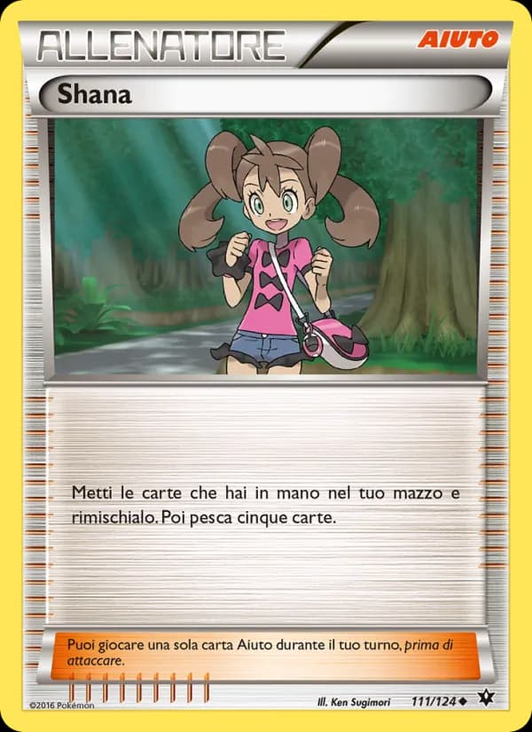 Shana card in Italian