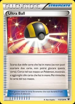 Ultra Ball card in Italian