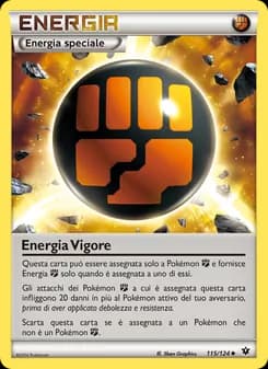 Energia Vigore card in Italian