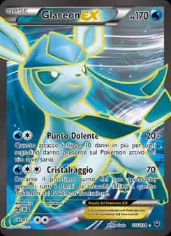Glaceon EX card in Italian