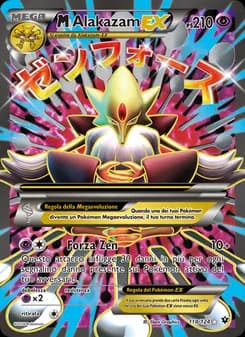 M Alakazam EX card in Italian