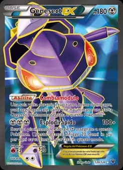 Genesect EX card in Italian