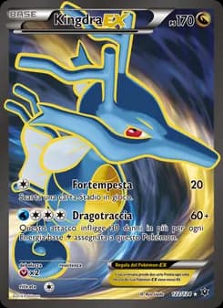 Kingdra EX card in Italian