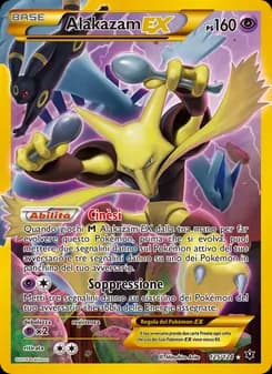 Alakazam EX card in Italian