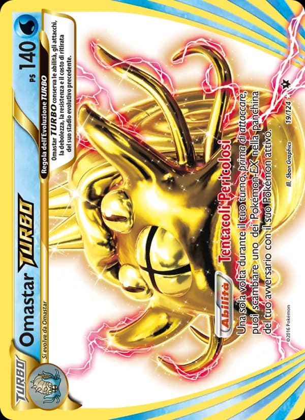 Omastar TURBO card in Italian