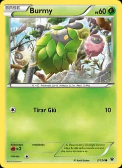 Burmy card in Italian