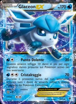 Glaceon EX card in Italian