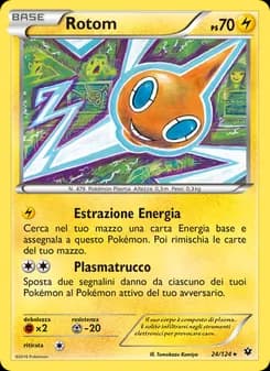 Rotom card in Italian
