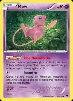 Mew card in Italian