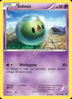 Solosis card in Italian
