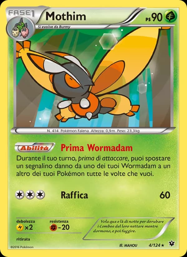 Mothim card in Italian