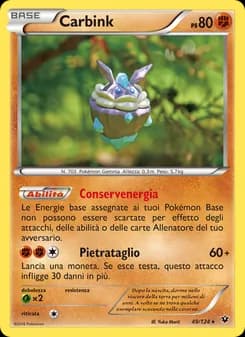 Carbink card in Italian