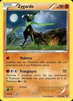 Zygarde card in Italian
