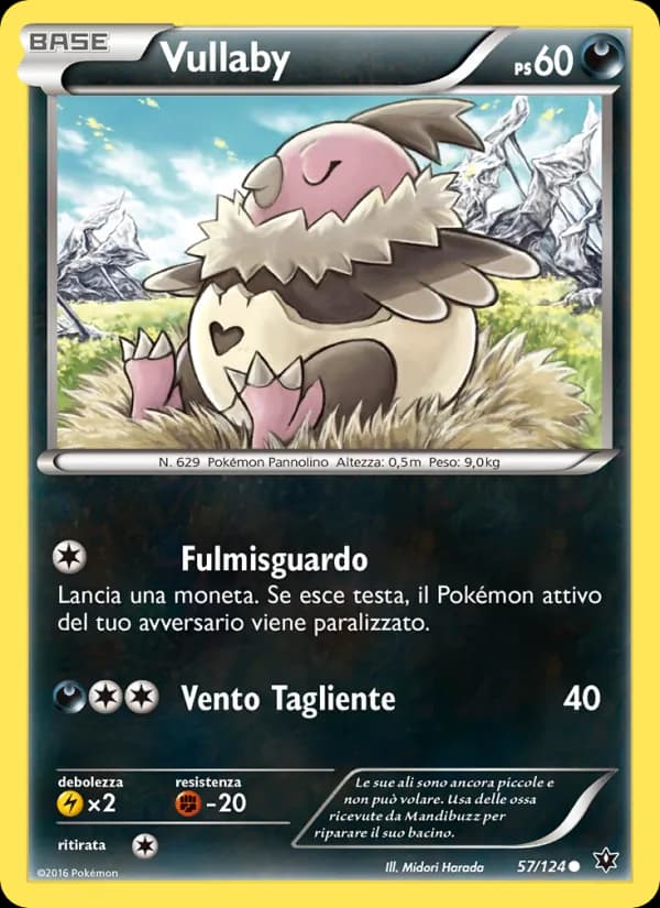 Vullaby card in Italian
