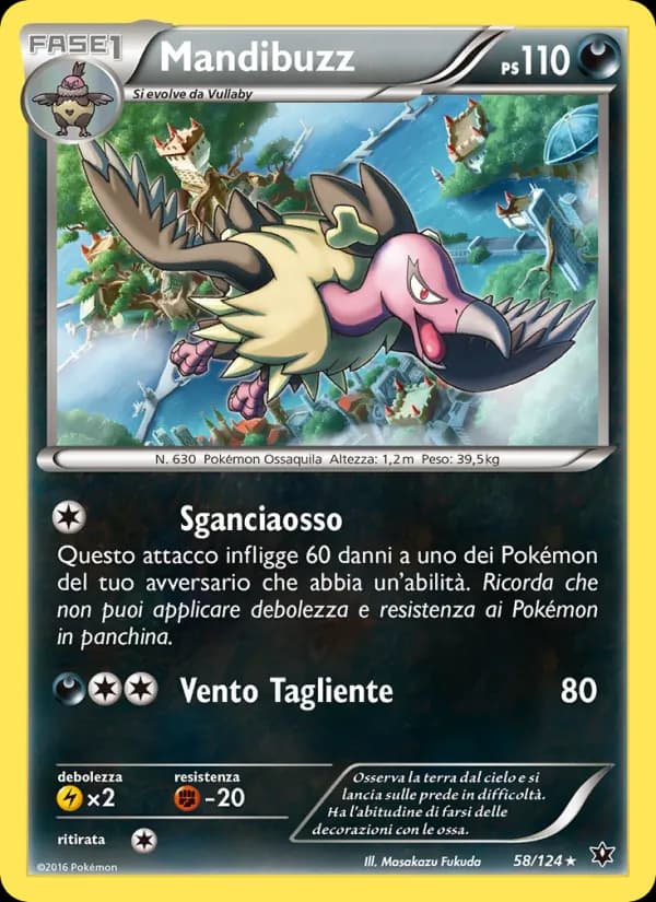 Mandibuzz card in Italian