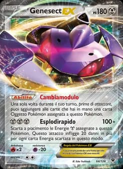 Genesect EX card in Italian