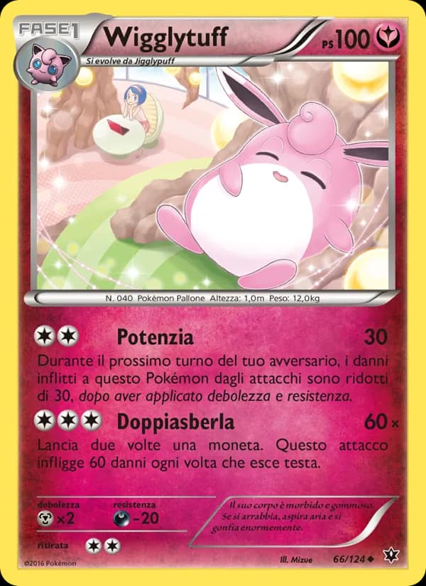 Wigglytuff card in Italian