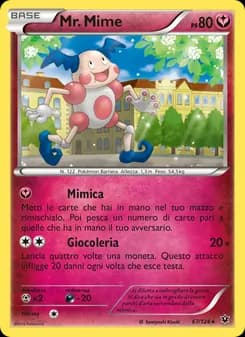 Mr. Mime card in Italian