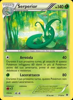 Serperior card in Italian